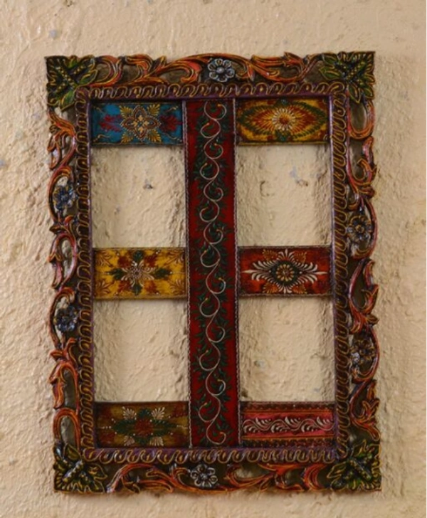 BK Exports Wooden  Hand Painted Wall Decor & Hanging For Home - Wooden, Pack of1